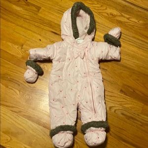 Baby girl snowsuit